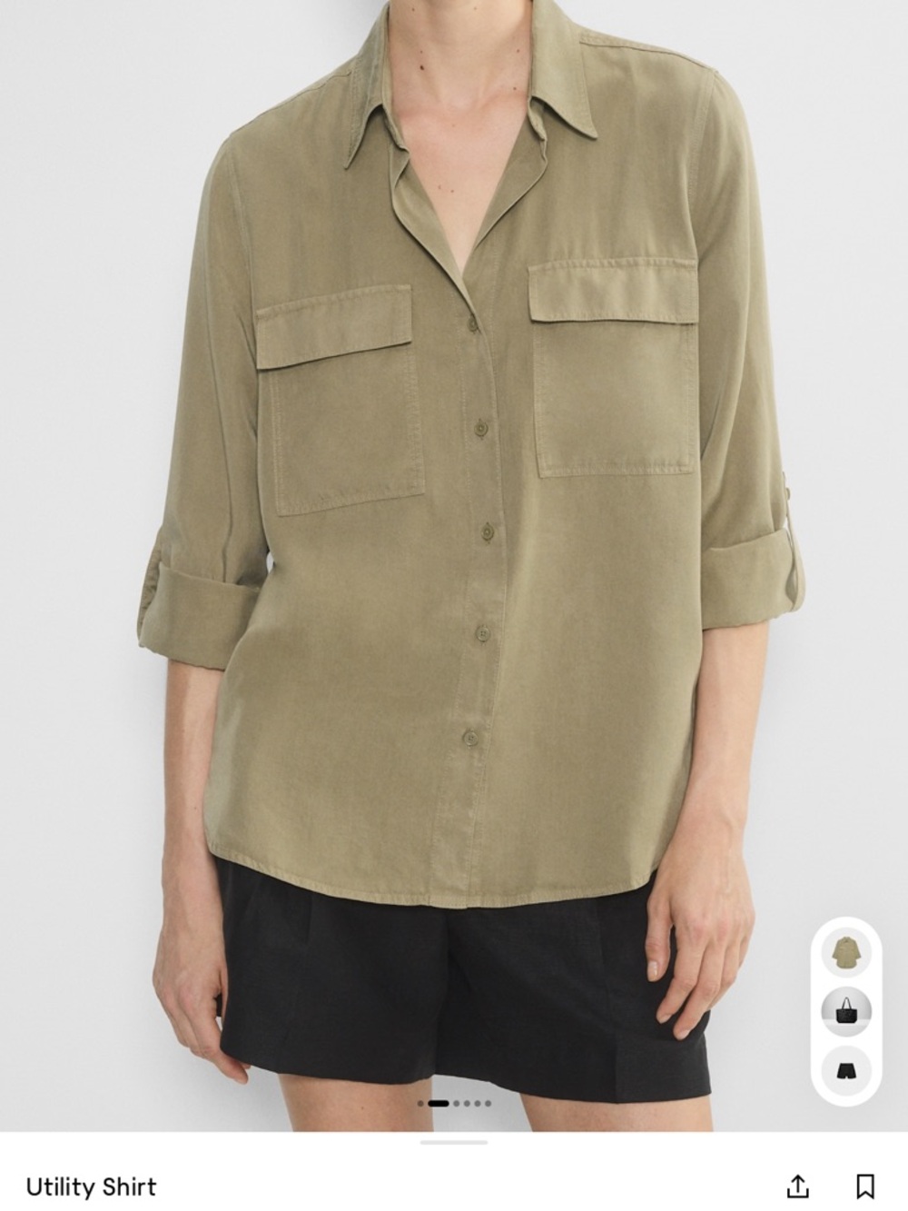 Aritzia Babaton Utility Shirt